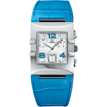 Constellation Quadra Quartz 28 Chronograph Stainless Steel / MOP/ Alligator