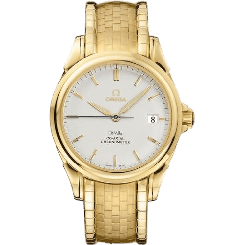 De Ville Co-Axial 37.5 Yellow Gold / White / Bracelet