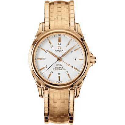 De Ville Co-Axial 38.7 GMT Yellow Gold / Silver / Bracelet