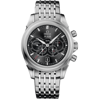 De Ville Co-Axial 41 Chronograph 4 Counters Stainless Steel / Grey / Bracelet