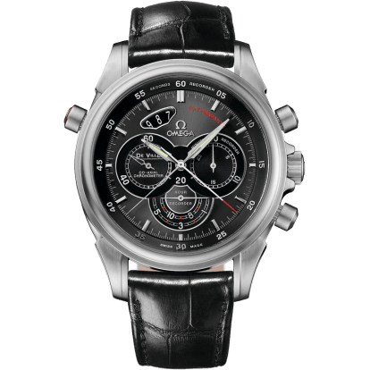 De Ville Co-Axial 44 Chronoscope Rattrapante II Stainless Steel / Grey