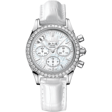 De Ville Co-Axial 35 Chronograph Stainless Steel Diamond / MOP / Strap