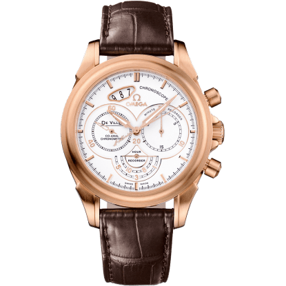 De Ville Co-Axial 41 Chronoscope Red Gold / White / St Moritz