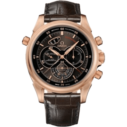 De Ville Co-Axial 44 Chronoscope Rattrapante II Red Gold / Brown