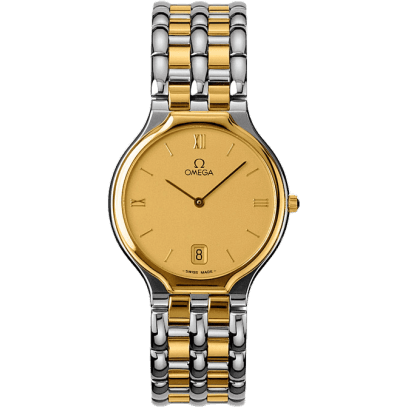 De Ville Symbol 32 Stainless Steel / Yellow Gold / Champagne / Bracelet