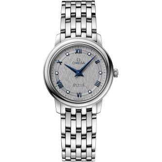 De Ville Prestige Quartz 27.4 Stainless Steel / Vintage Grey Silk / Bracelet