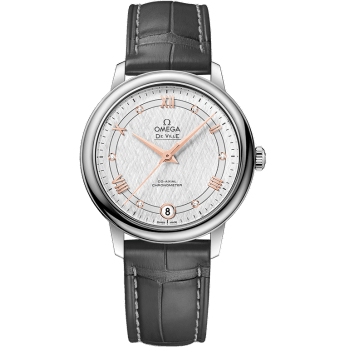 De Ville Prestige Co-Axial 32.7 Stainless Steel / Vintage Silk Silver