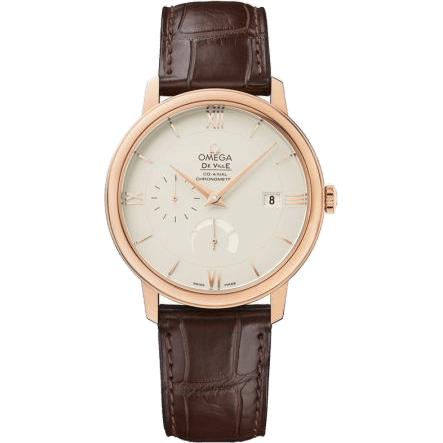 De Ville Prestige Co-Axial 39.5 Power Reserve Red Gold / Ivory / GUM Red Square