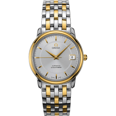 De Ville Prestige Automatic 34.7 Stainless Steel / Yellow Gold / Silver / Bracelet