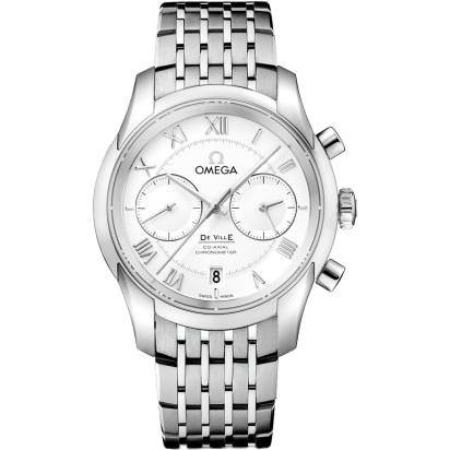 De Ville Co-Axial 42 Chronograph Stainless Steel / Silver / Bracelet
