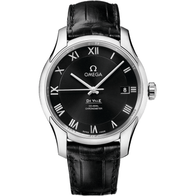 De Ville Co-Axial 41 Stainless Steel / Black