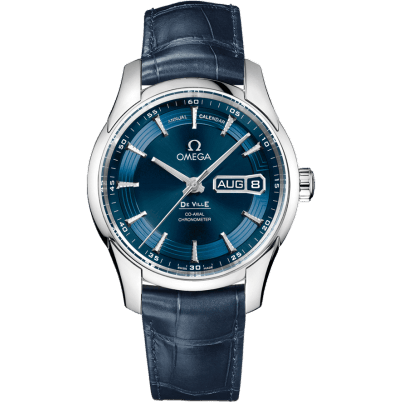 De Ville Hour Vision Co-Axial Annual Calendar Stainless Steel / Blue / Orbis