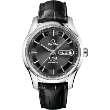 De Ville Hour Vision Co-Axial Annual Calendar Stainless Steel / Slate