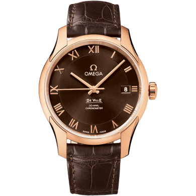 De Ville Co-Axial 41 Red Gold / Brown