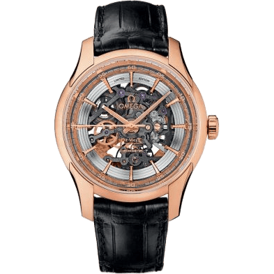 De Ville Hour Vision Skeleton Red Gold