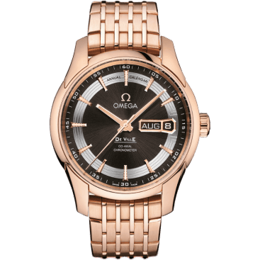 De Ville Hour Vision Co-Axial Annual Calendar Red Gold / Brown / Bracelet