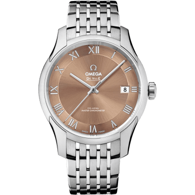 De Ville Hour Vision Master Chronometer Stainless Steel / Brown / Bracelet