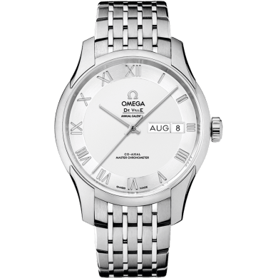 De Ville Hour Vision Master Chronometer Annual Calendar Stainless Steel / Silver / Bracelet