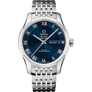 De Ville Hour Vision Master Chronometer Annual Calendar Stainless Steel / Blue / Bracelet