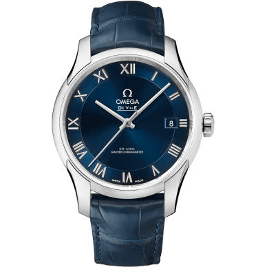 De Ville Hour Vision Master Chronometer Stainless Steel / Blue