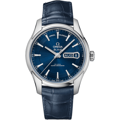 De Ville Hour Vision Master Chronometer Annual Calendar Stainless Steel / Blue