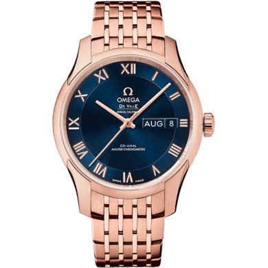 De Ville Hour Vision Master Chronometer Annual Calendar Sedna Gold / Blue / Bracelet