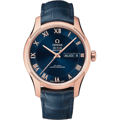 De Ville Hour Vision Master Chronometer Annual Calendar Sedna Gold / Blue