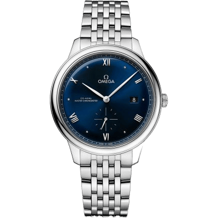 De Ville Small Seconds Master Chronometer Stainless Steel / Blue / Bracelet