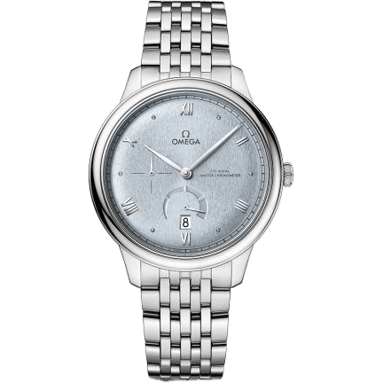 De Ville Power Reserve Master Chronometer Stainless Steel / Ice Blue / Bracelet