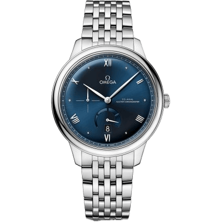 De Ville Power Reserve Master Chronometer Stainless Steel / Blue / Bracelet