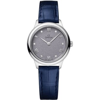 De Ville Quartz 27.5 Stainless Steel / Lavender - Diamond
