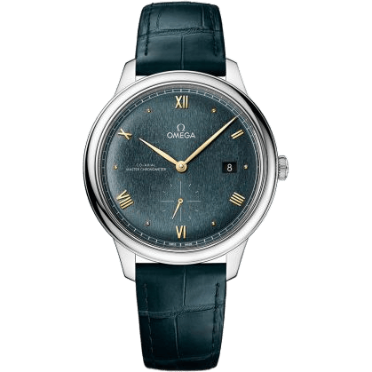 De Ville Small Seconds Master Chronometer Stainless Steel / Turquoise
