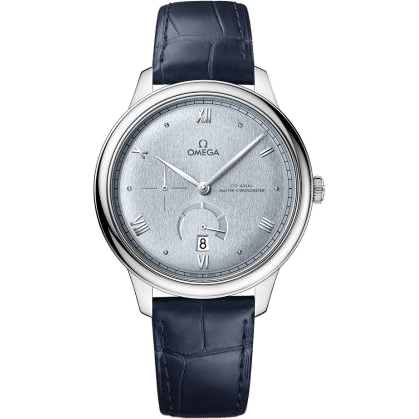 De Ville Power Reserve Master Chronometer Stainless Steel / Ice Blue