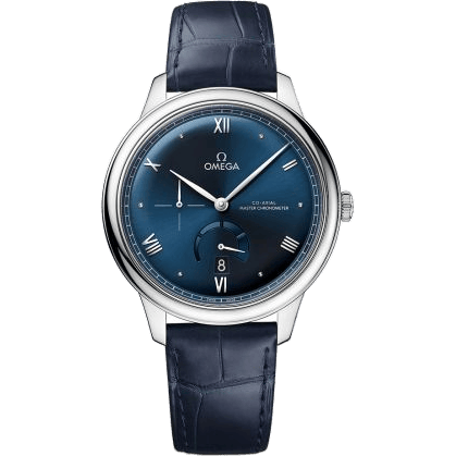 De Ville Power Reserve Master Chronometer Stainless Steel / Blue