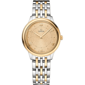 De Ville Quartz 30 Stainless Steel - Yellow Gold / Champagne / Bracelet
