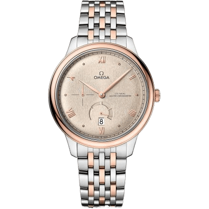 De Ville Power Reserve Master Chronometer Stainless Steel - Sedna Gold / Beige / Bracelet
