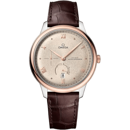 De Ville Power Reserve Master Chronometer Stainless Steel - Sedna Gold / Beige