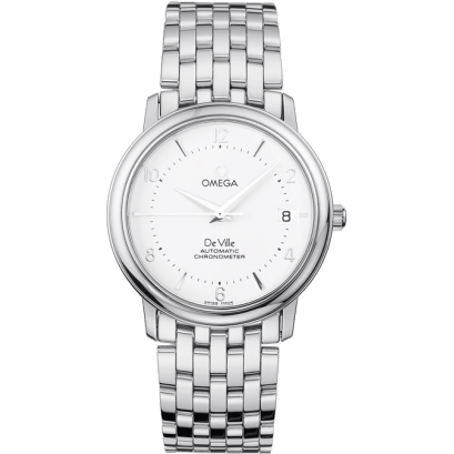 De Ville Prestige Automatic 34.7 Stainless Steel / Silver / Bracelet