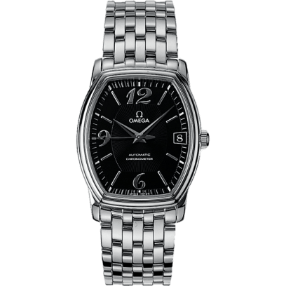 De Ville Prestige Automatic 31.2 Tonneau Stainless Steel / Black / Bracelet