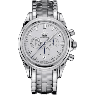 De Ville Co-Axial 41 Chronograph Stainless Steel / Silver / Bracelet