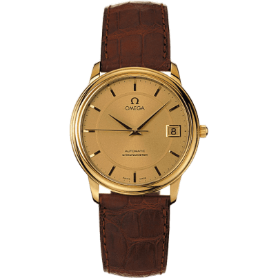 De Ville Prestige Automatic 34.7 Yellow Gold / Champagne