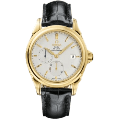 De Ville Co-Axial 38.7 Power Reserve Yellow Gold / Silver
