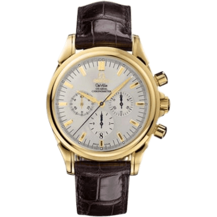 De Ville Co-Axial 41 Chronograph Yellow Gold / Silver