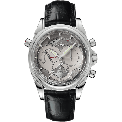 De Ville Co-Axial 41 Chronoscope Rattrapante Platinum / Grey