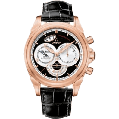 De Ville Co-Axial 41 Chronoscope Red Gold / Black