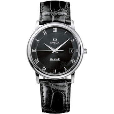 De Ville Prestige Quartz 34.4 Stainless Steel / Black