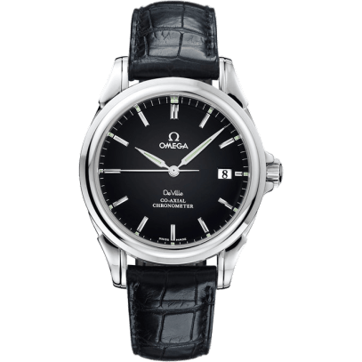 De Ville Co-Axial 37.5 Stainless Steel / Black