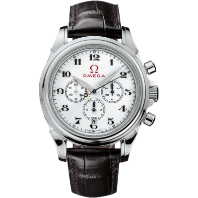 De Ville Co-Axial 41 Chronoscope Stainless Steel / White / Olympic Timeless