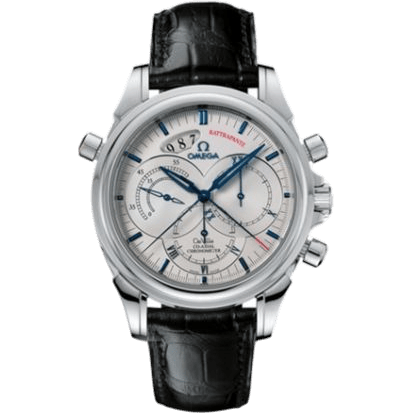 De Ville Co-Axial 41 Chronoscope Rattrapante Stainless Steel / Silver