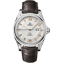 De Ville Co-Axial 38.7 Big Date Stainless Steel / Silver / José Malhoa